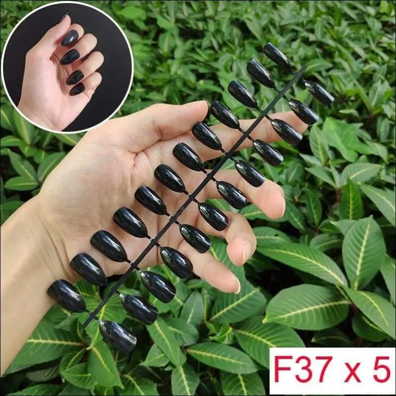 432 pcs/pack Mixed 18 Colors Full Short Round Nail Tips