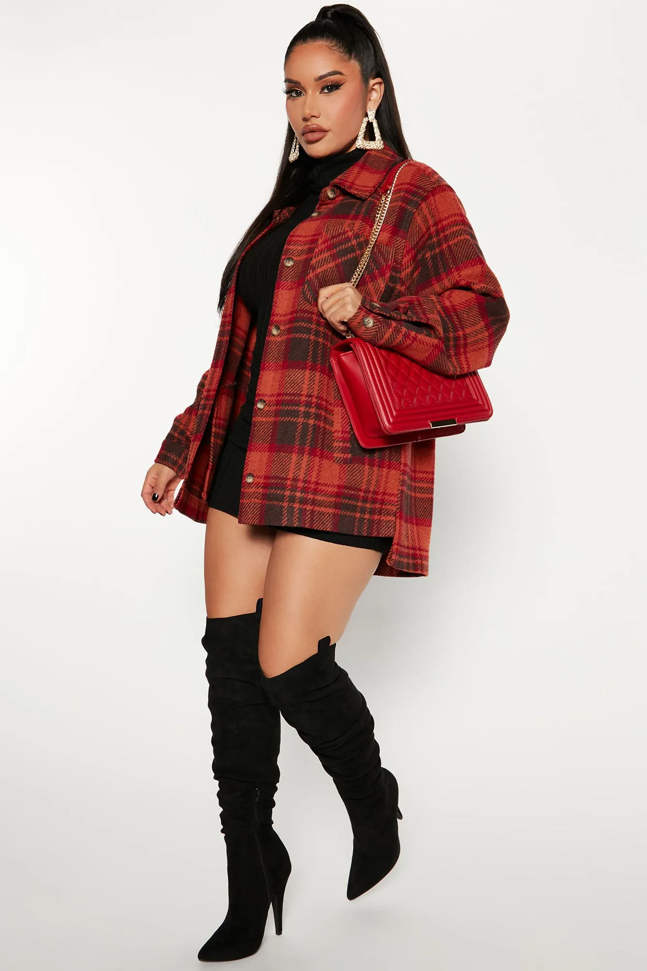 Always Chic Crossbody Bag - Red