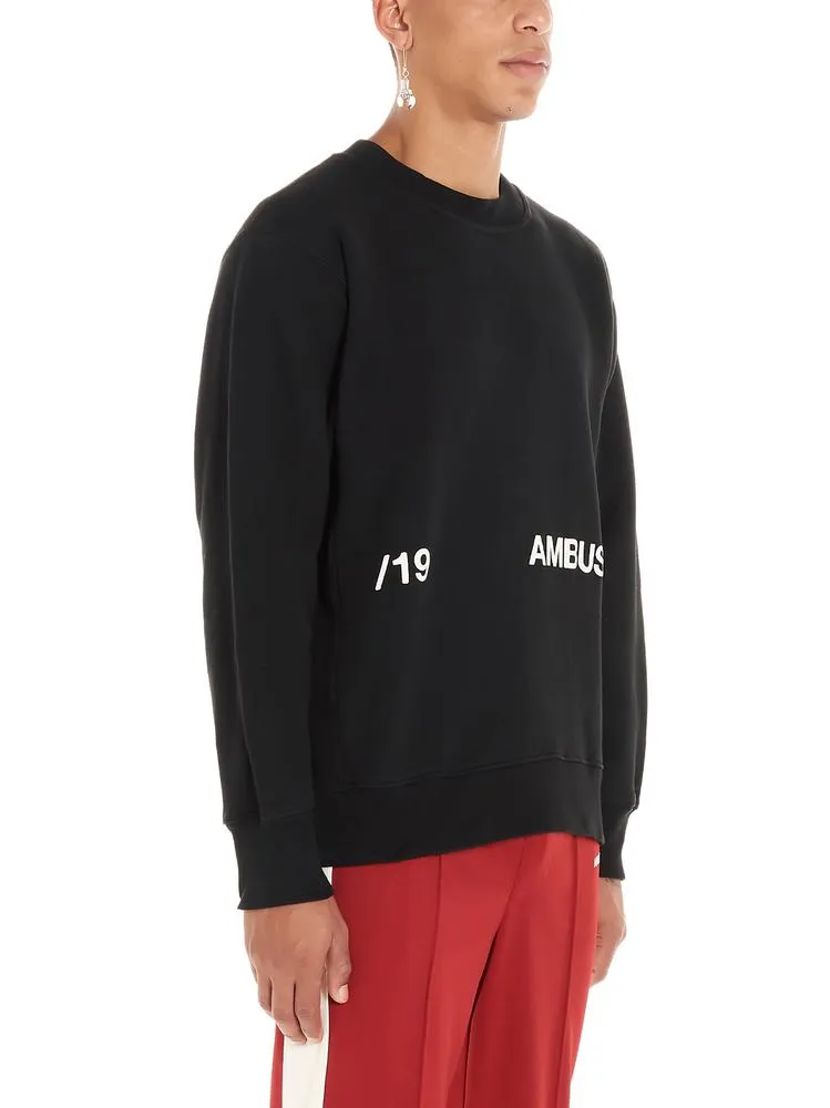 Ambush Logo Print Crewneck Jumper