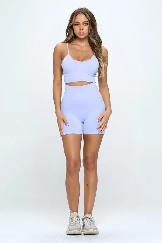 BACK TO BASICS shorts set