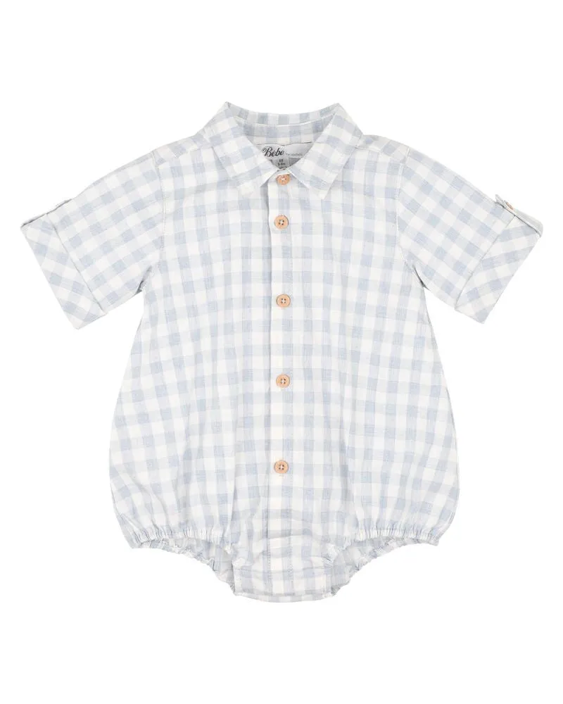 Bebe - HARRY CHECK SHIRT BODYSUIT