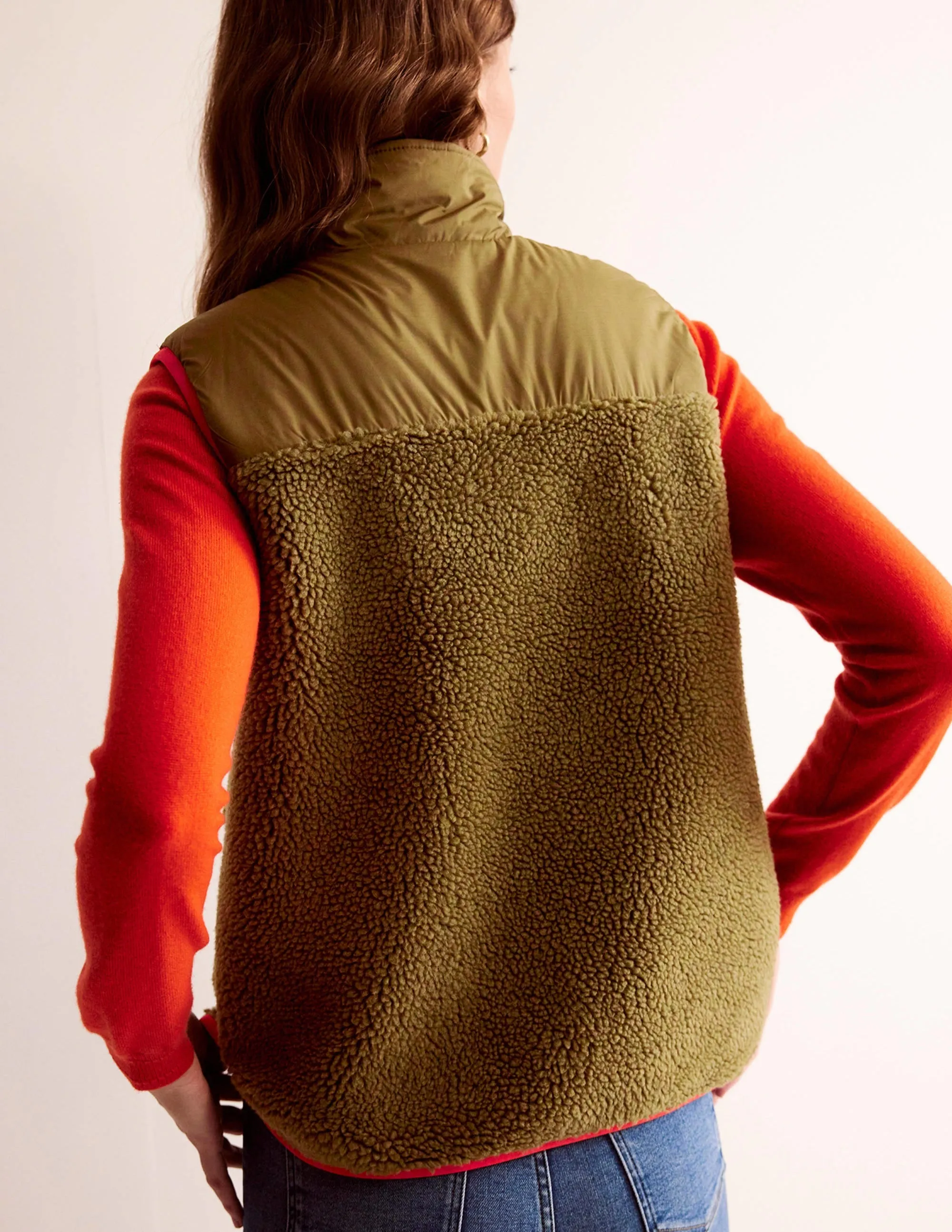 Borg Gilet-Mermaid, Hibiscus, Sea Pink