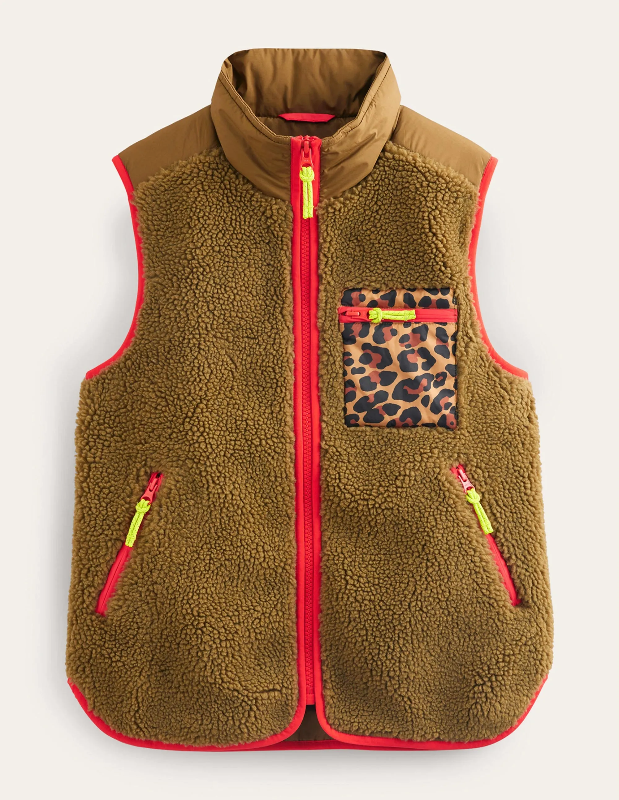Borg Gilet-Mermaid, Hibiscus, Sea Pink