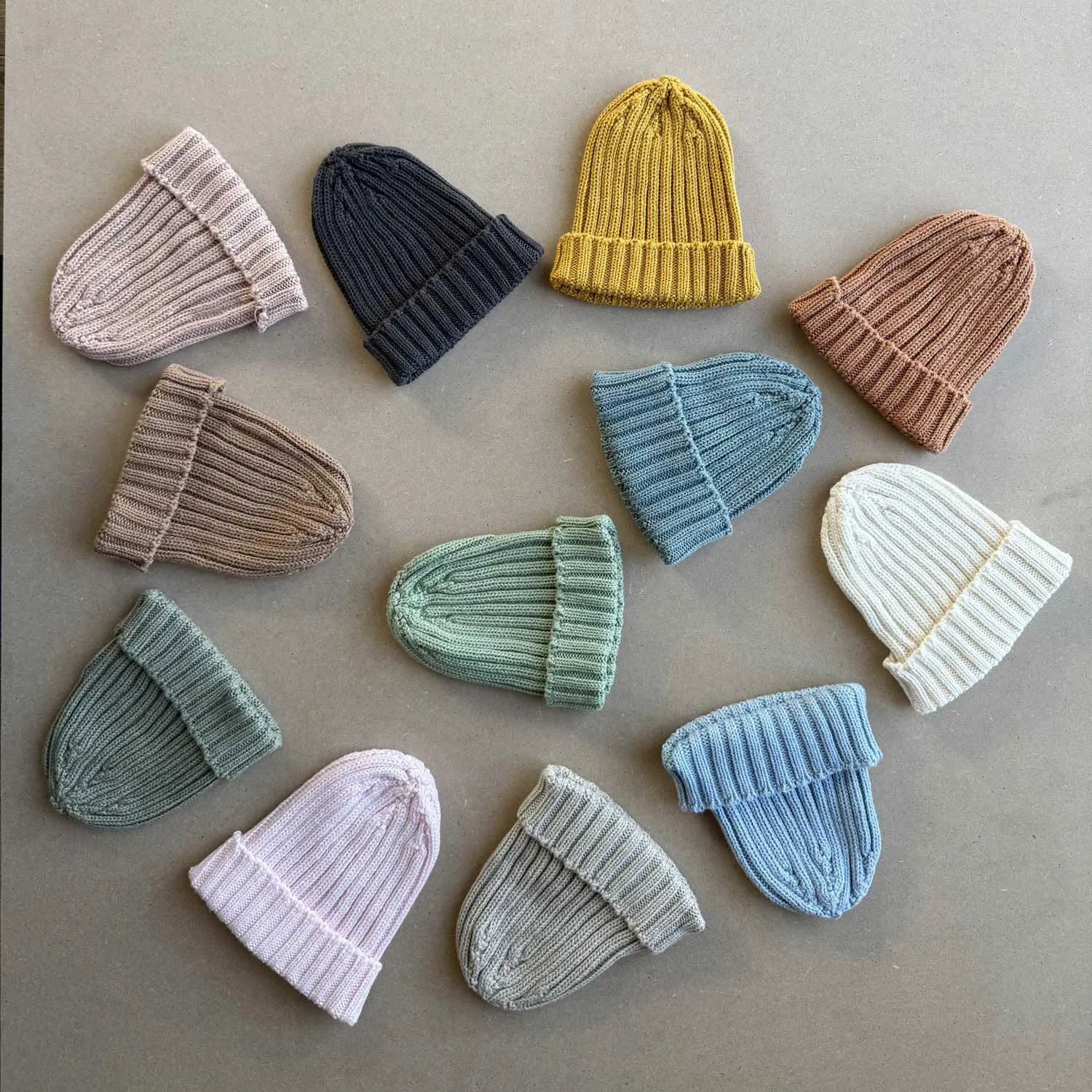Cappello in maglia Grigio