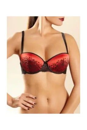 Chantelle Satine Demi T-shirt Bra 2066 Red