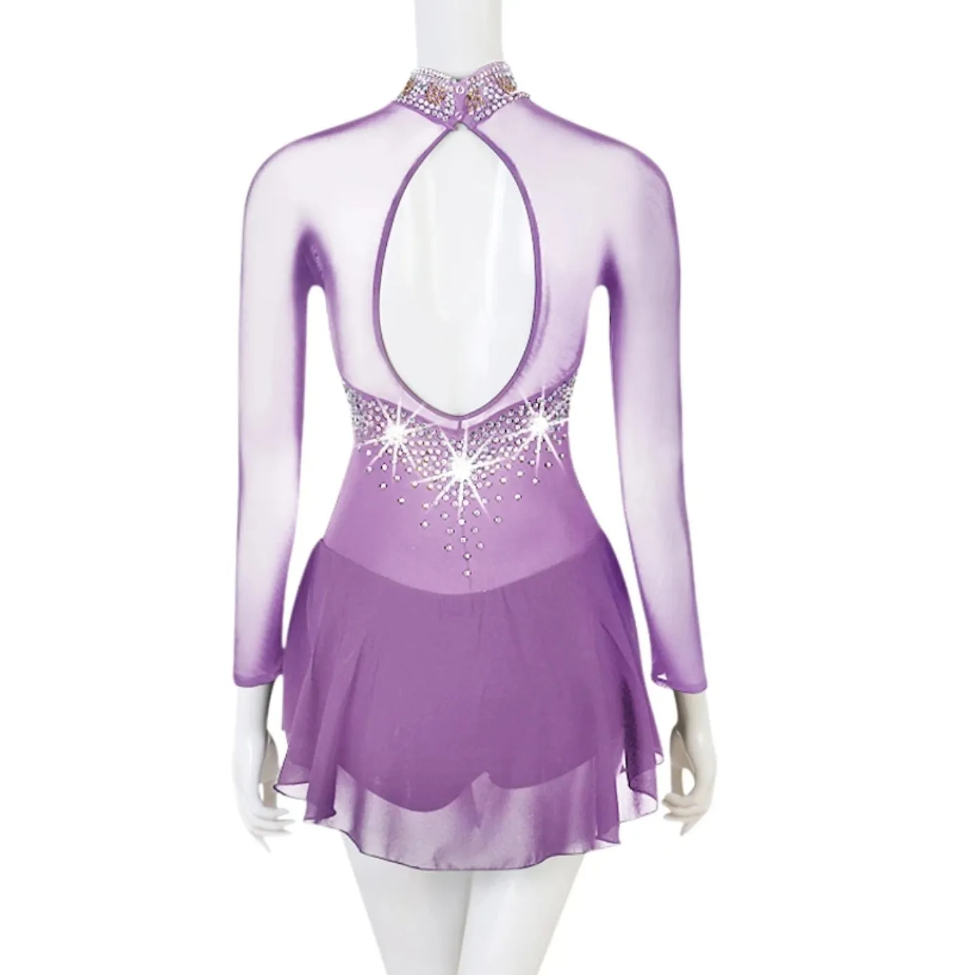 Competition Figure Skate Dress Long Sleeves 6 Colors BSU8132.2