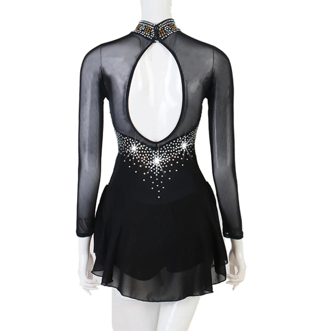 Competition Figure Skate Dress Long Sleeves 6 Colors BSU8132.2