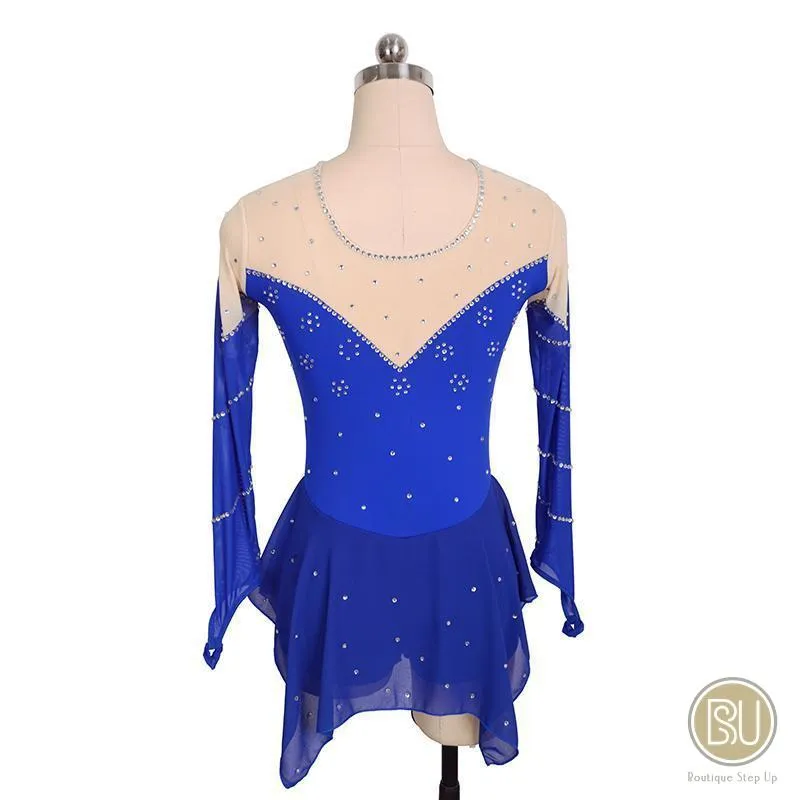 Competition Skating Dress Handkerchief Style Skirt
