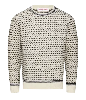 Corrin Knit Jumper in Azul Blue Cashew