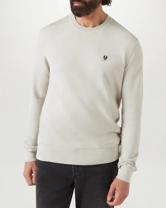 Drift crewneck jumper - Stone Beige
