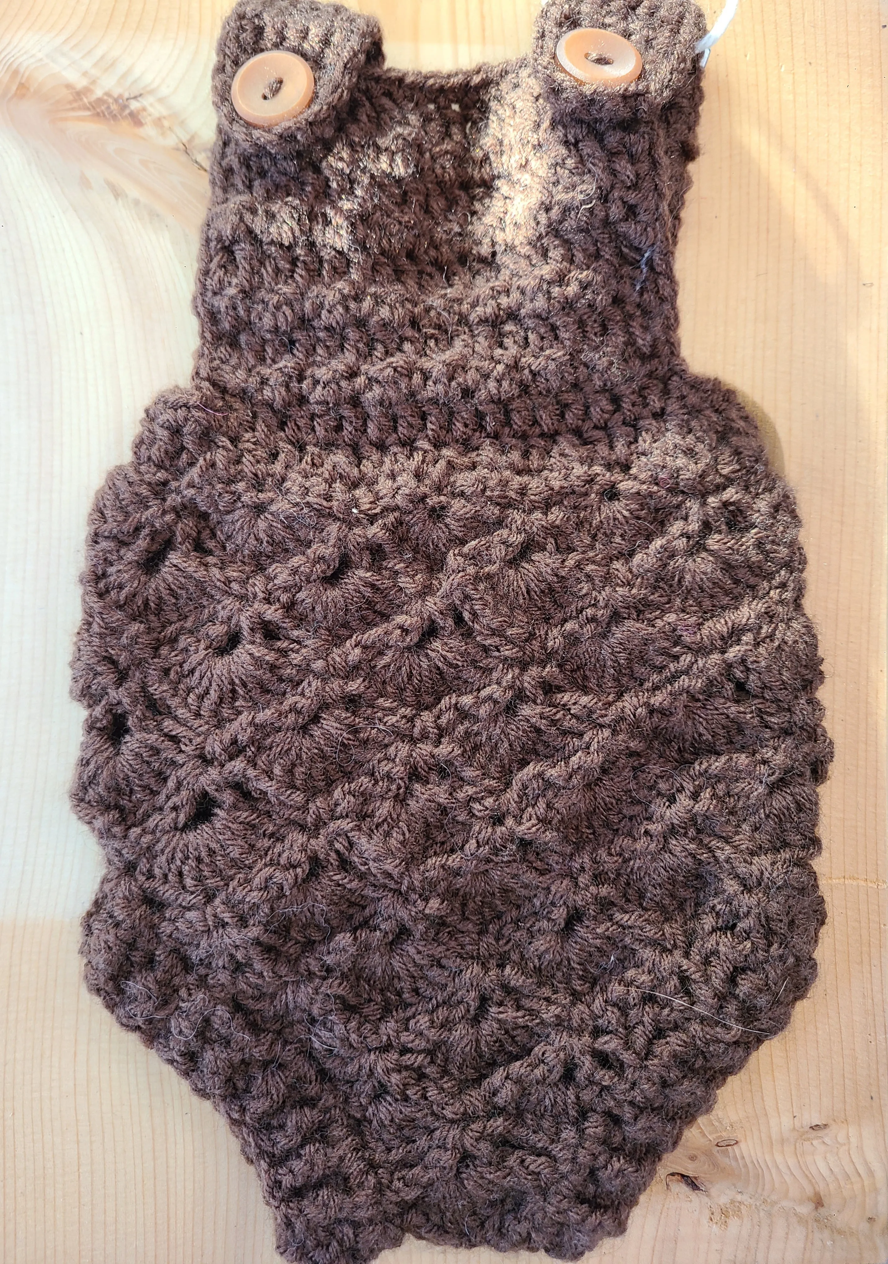 Gift Set "A Romp" Hat & Romper Handcrocheted Infant 0- 3 months