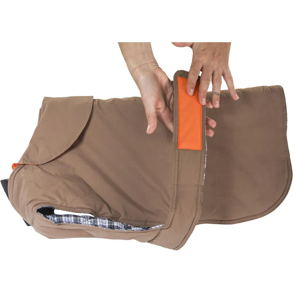 Hamish McBeth All Weather Waterproof Dog Coat - Brown
