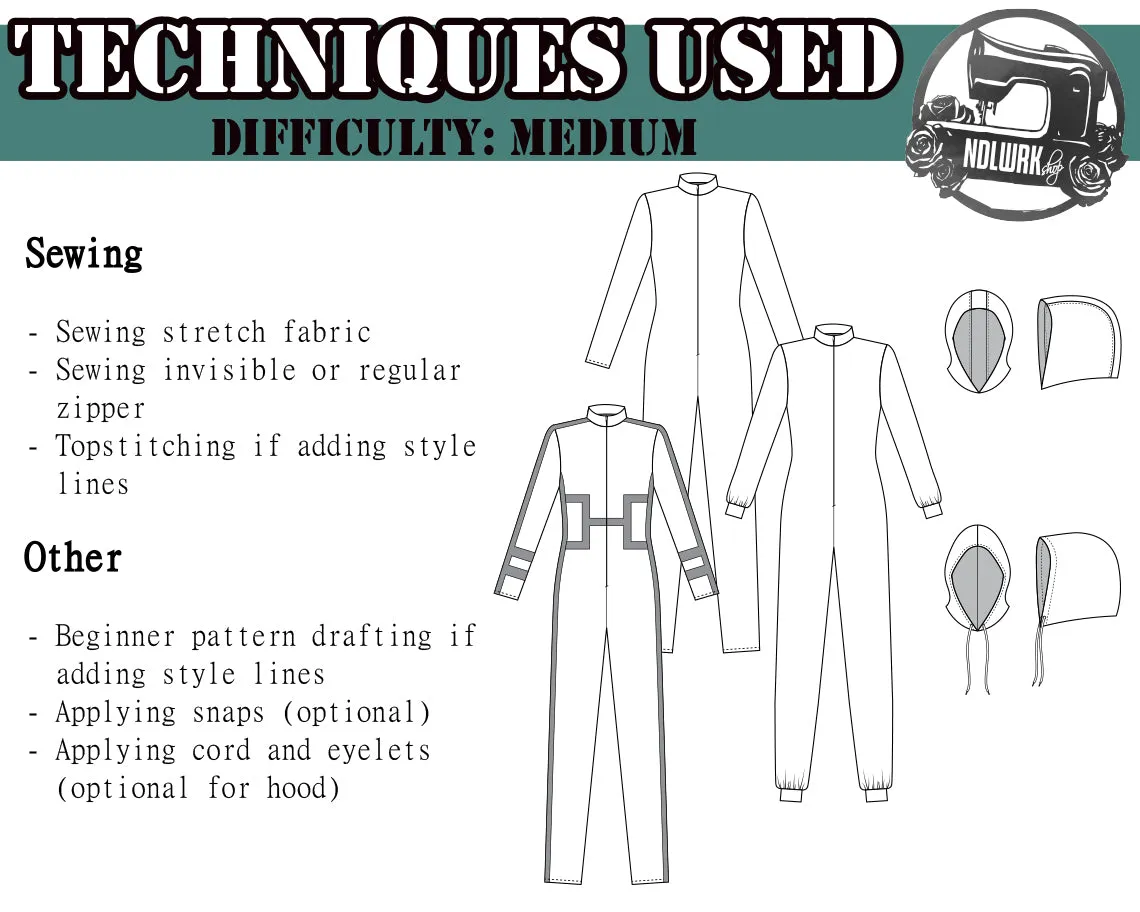 Men's Jumper & Hoods Sewing Pattern/Downloadable PDF and Tutorial Book
