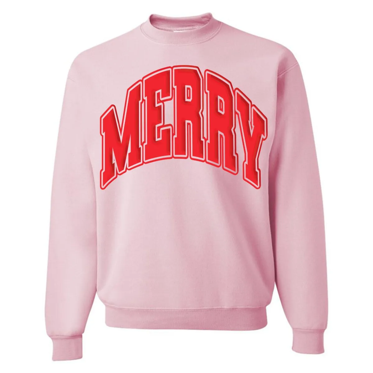 'Merry' Puff Crewneck Sweatshirt
