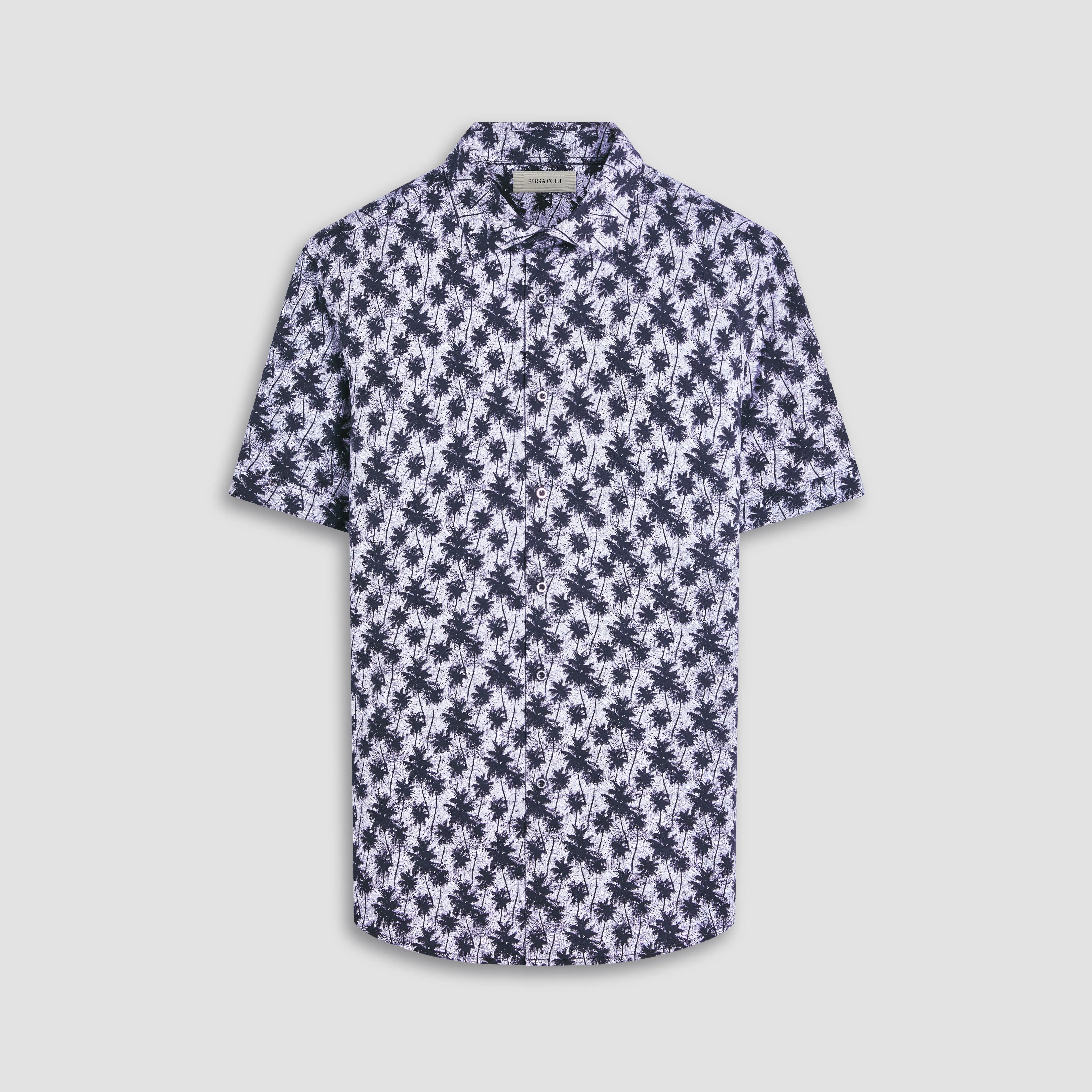 Miles Palm Tree OoohCotton Short-Sleeve Shirt