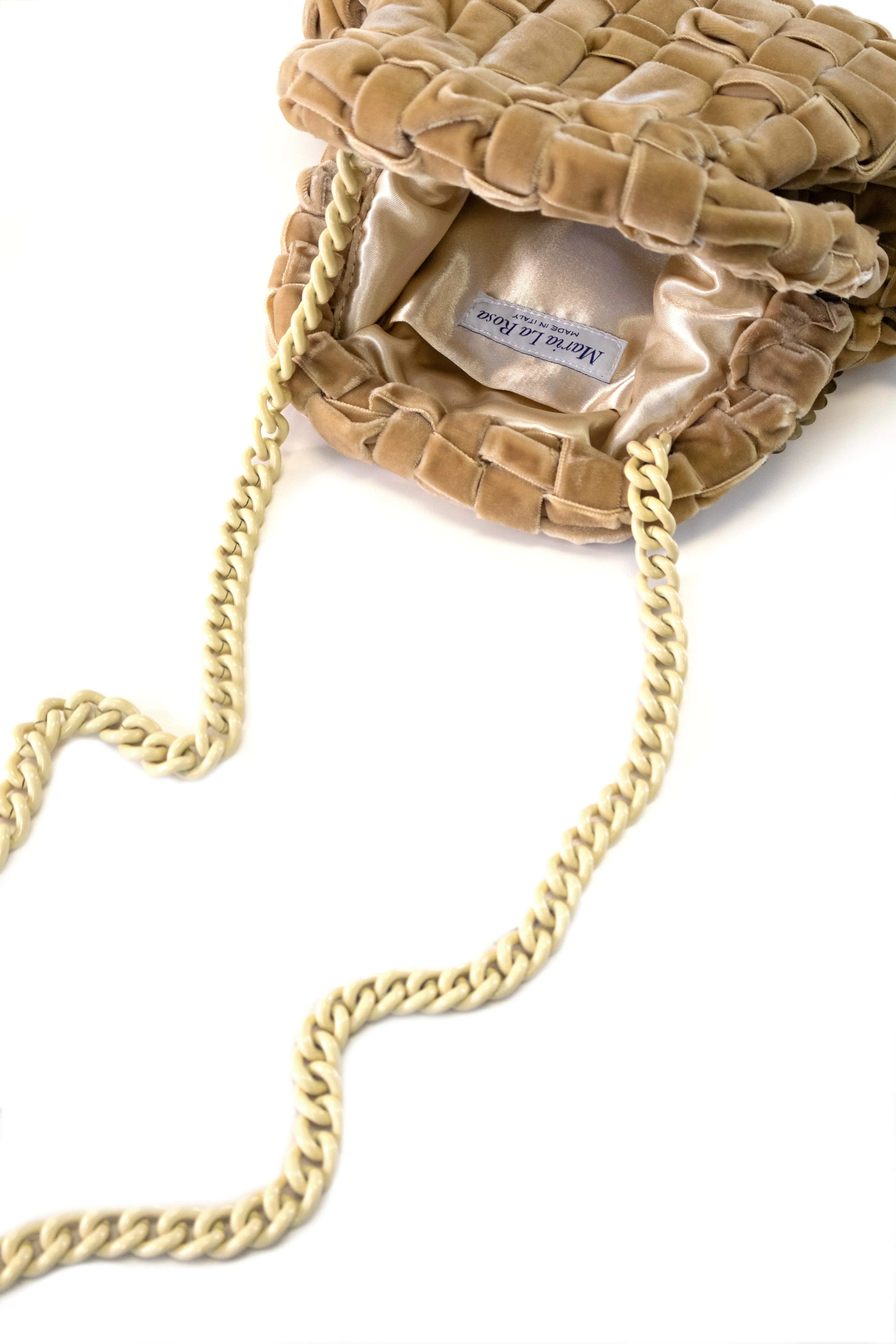 Mini Game Clutch - Nude Velvet