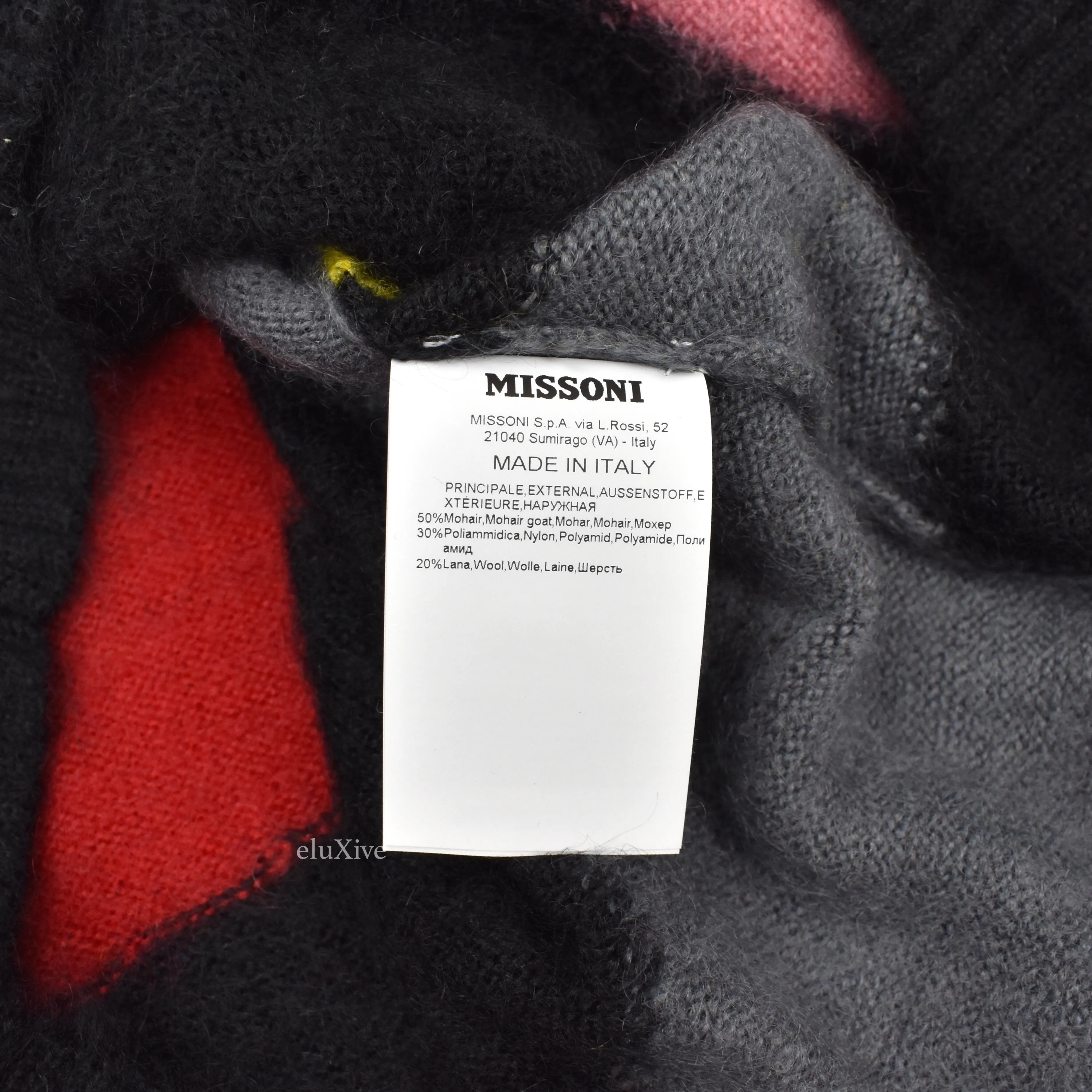 Missoni - Limited Edition Abstract Knit Mohair Sweater
