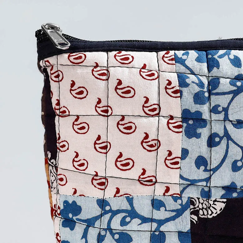 Multicolor - Handmade Quilted Patchwork Utility Pouch 46