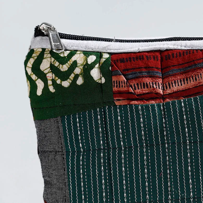Multicolor - Handmade Quilted Patchwork Utility Pouch 48