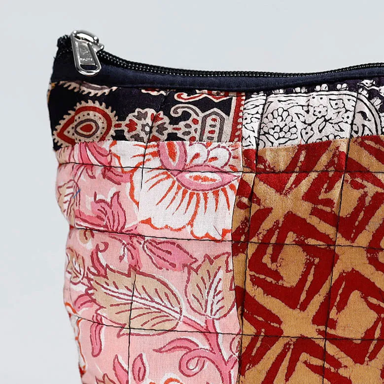 Multicolor - Handmade Quilted Patchwork Utility Pouch 55