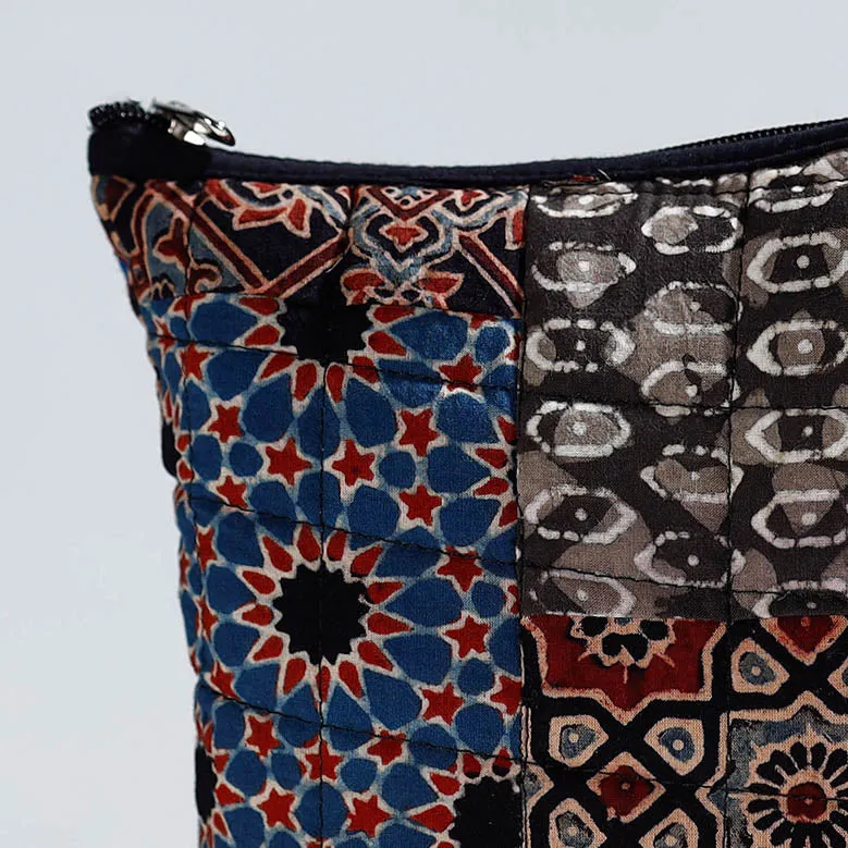 Multicolor - Handmade Quilted Patchwork Utility Pouch 57