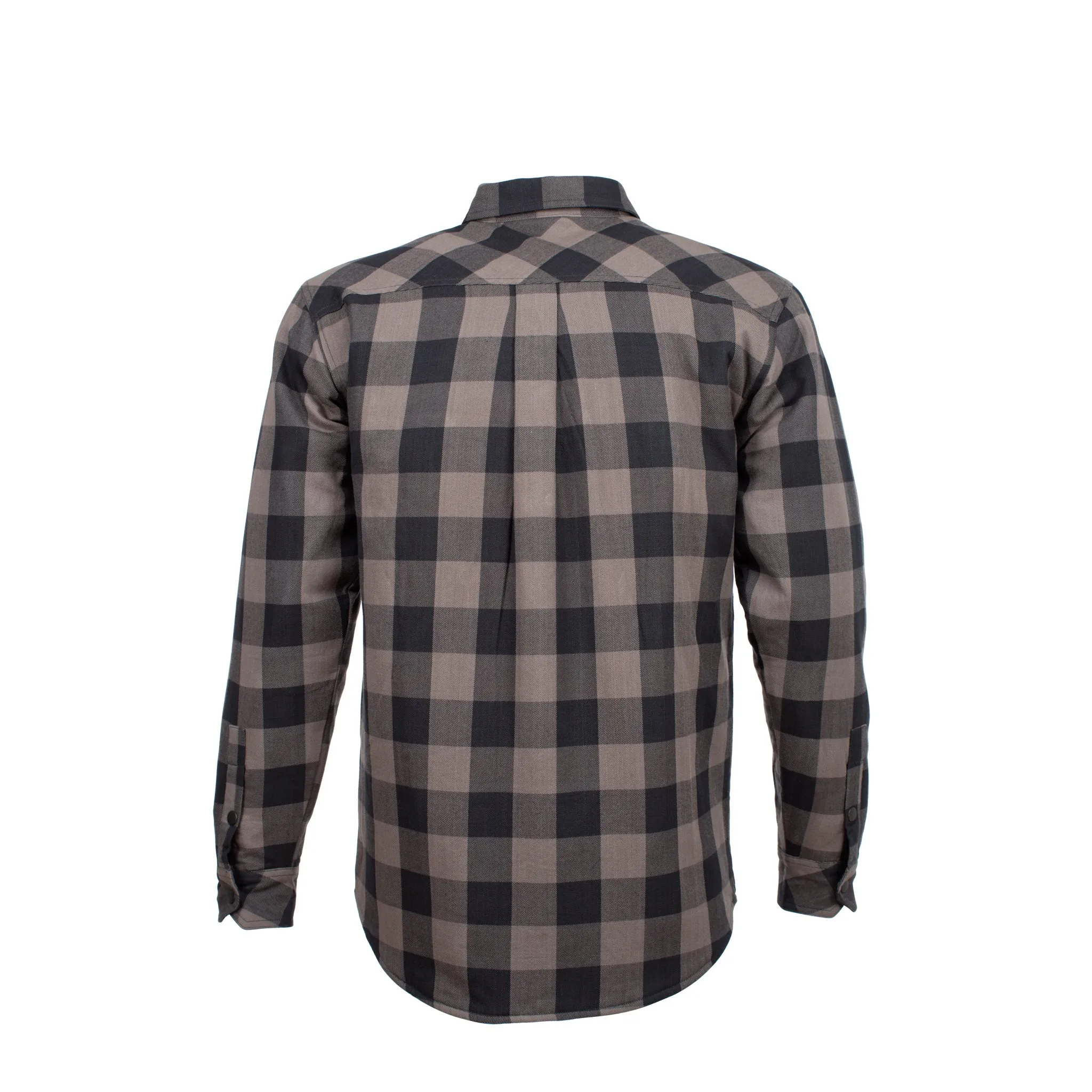 Resurgence Gear CE Riding Shirt PEKEV Motorcycle Shirt Grey Check