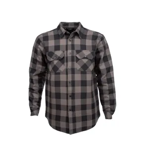Resurgence Gear CE Riding Shirt PEKEV Motorcycle Shirt Grey Check