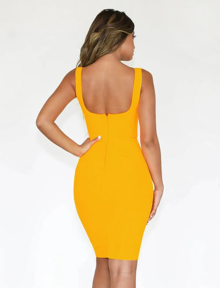 Riva Dress - Yellow