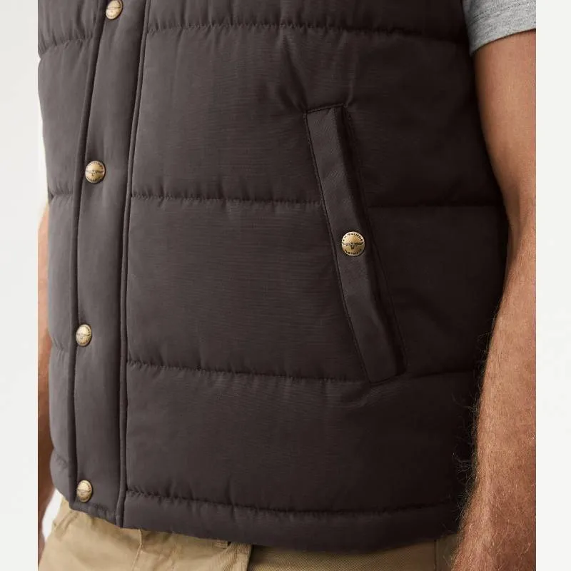 R.M.Williams Mens Carnarvon Vest - Chocolate