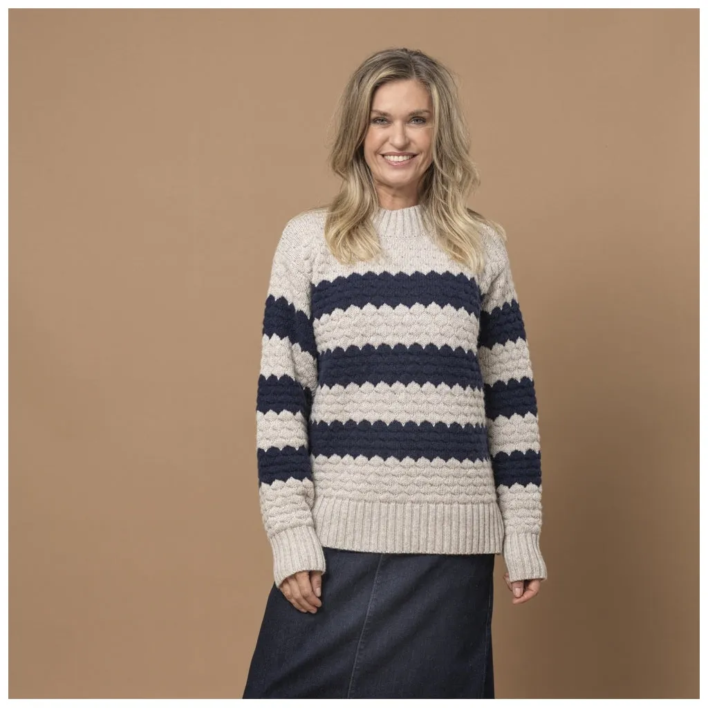 Sara Bubble Knit - Råhvid