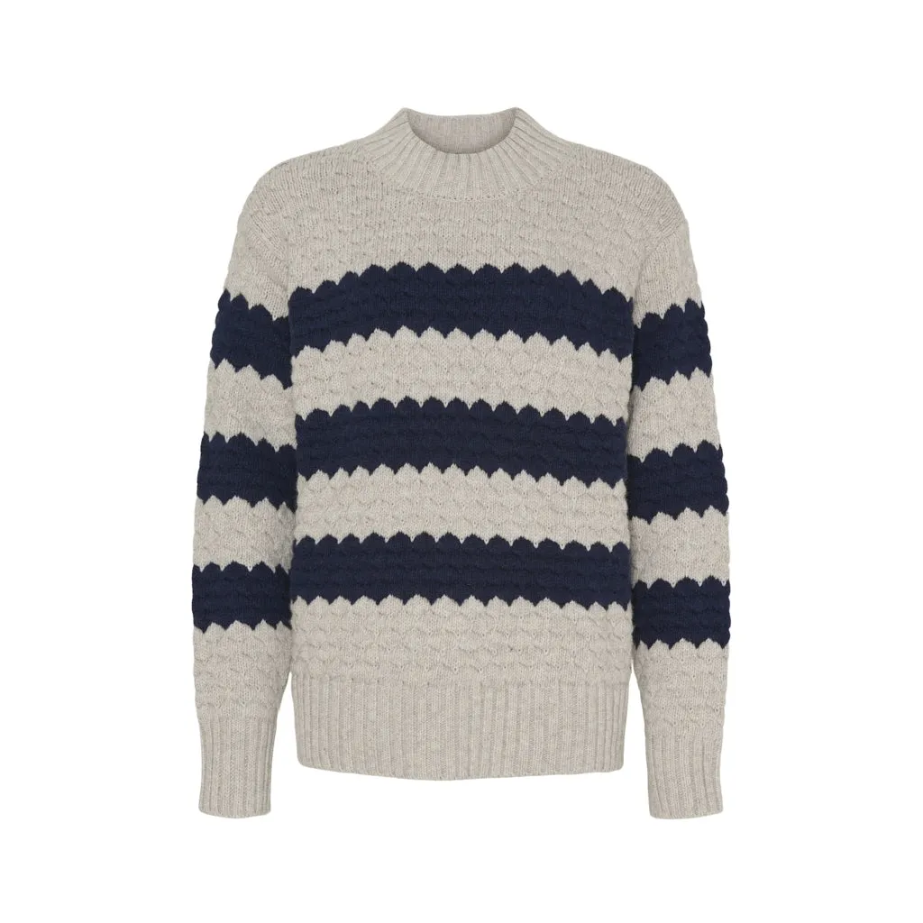 Sara Bubble Knit - Råhvid