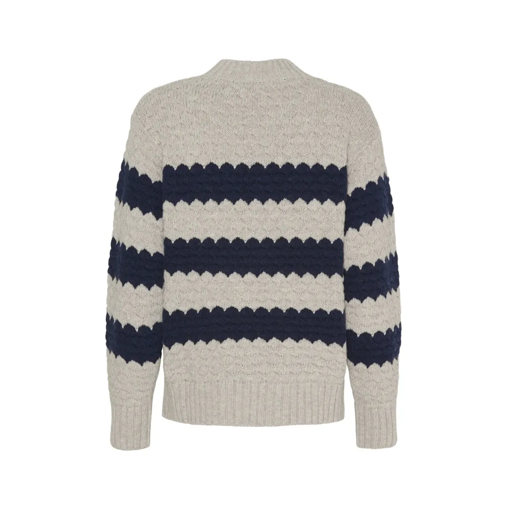 Sara Bubble Knit - Råhvid