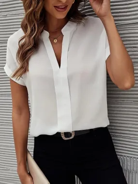 Solid White Batwing Sleeve Women's Unity Shirt