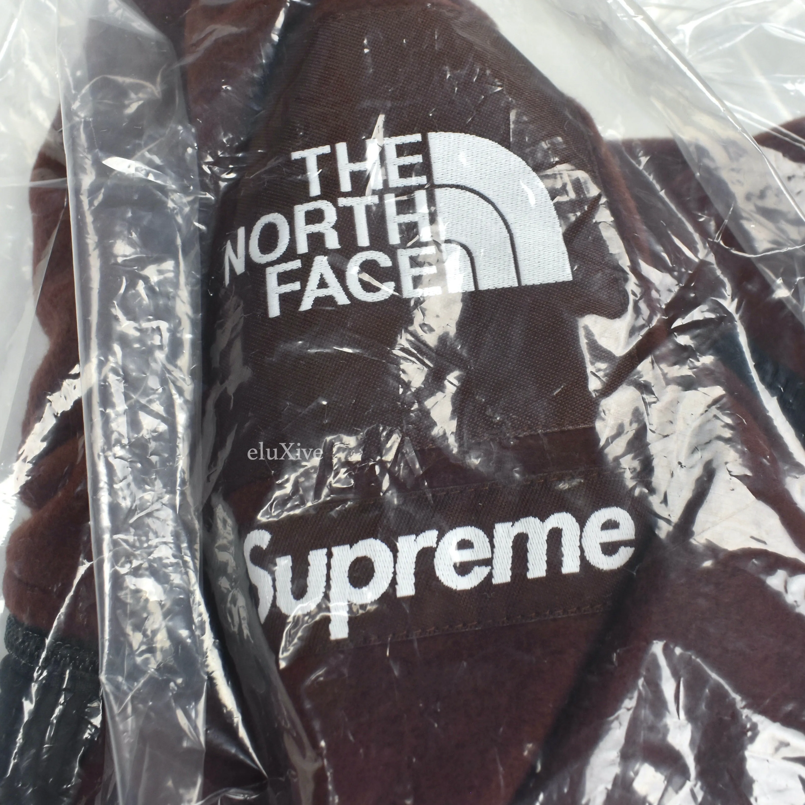 Supreme x The North Face - Dark Oak Brown Steep Tech Fleece Hoodie