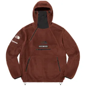 Supreme x The North Face - Dark Oak Brown Steep Tech Fleece Hoodie