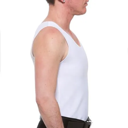 Underworks Double Front Compression Chest Binder 997- Anton, White