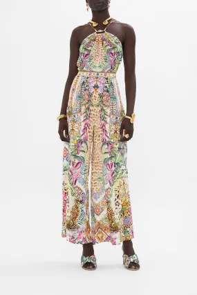 WIDE LEG TROUSER WITH FRONT POCKETS FLOWERS OF NEPTUNE