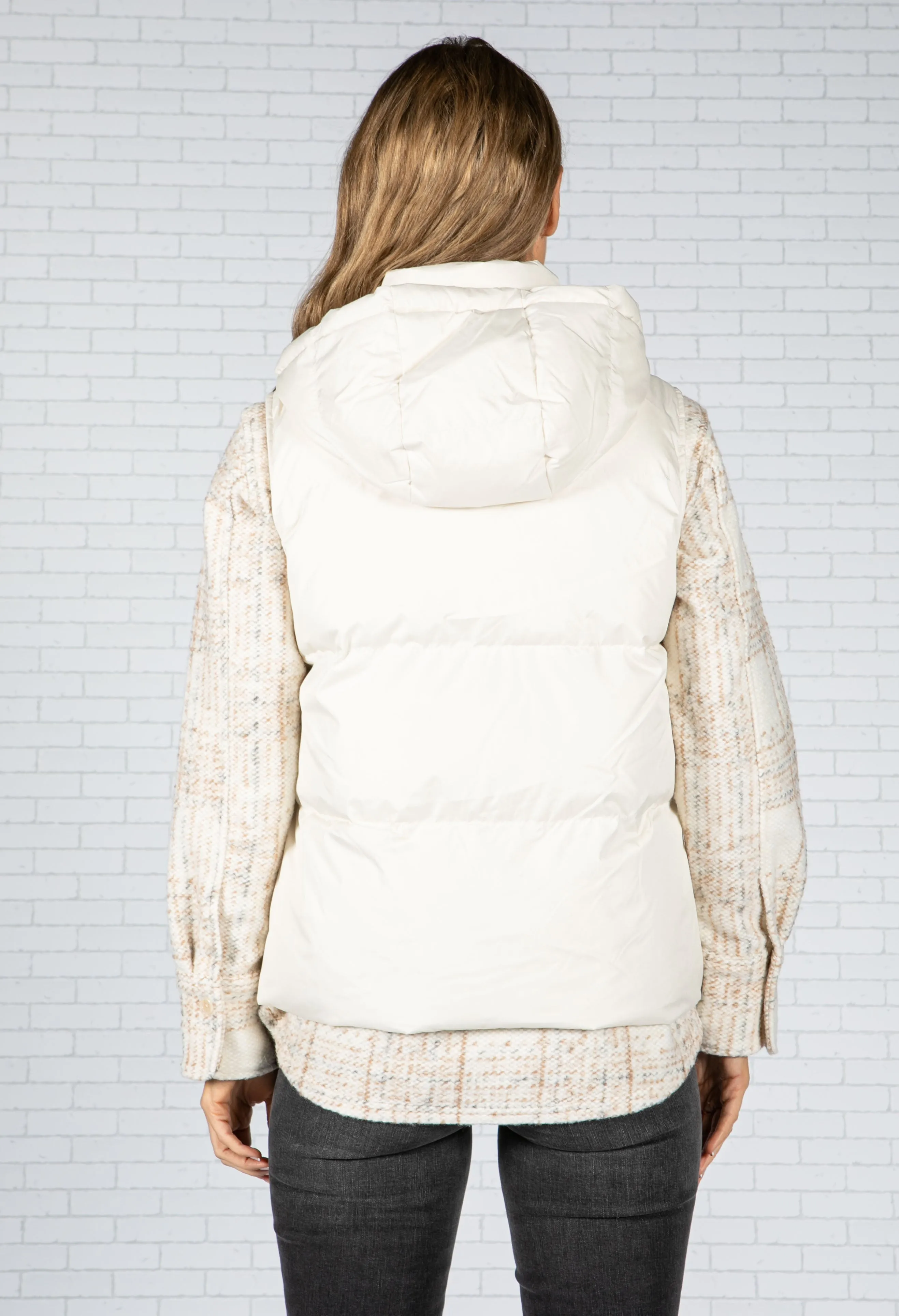 Wisela Gilet in Soft Cream
