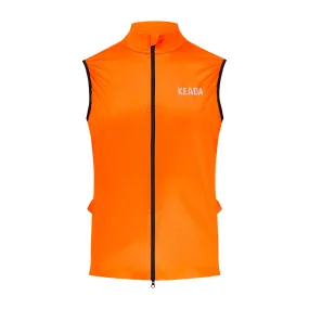 Women's Essential Cycling Gilet - Orange