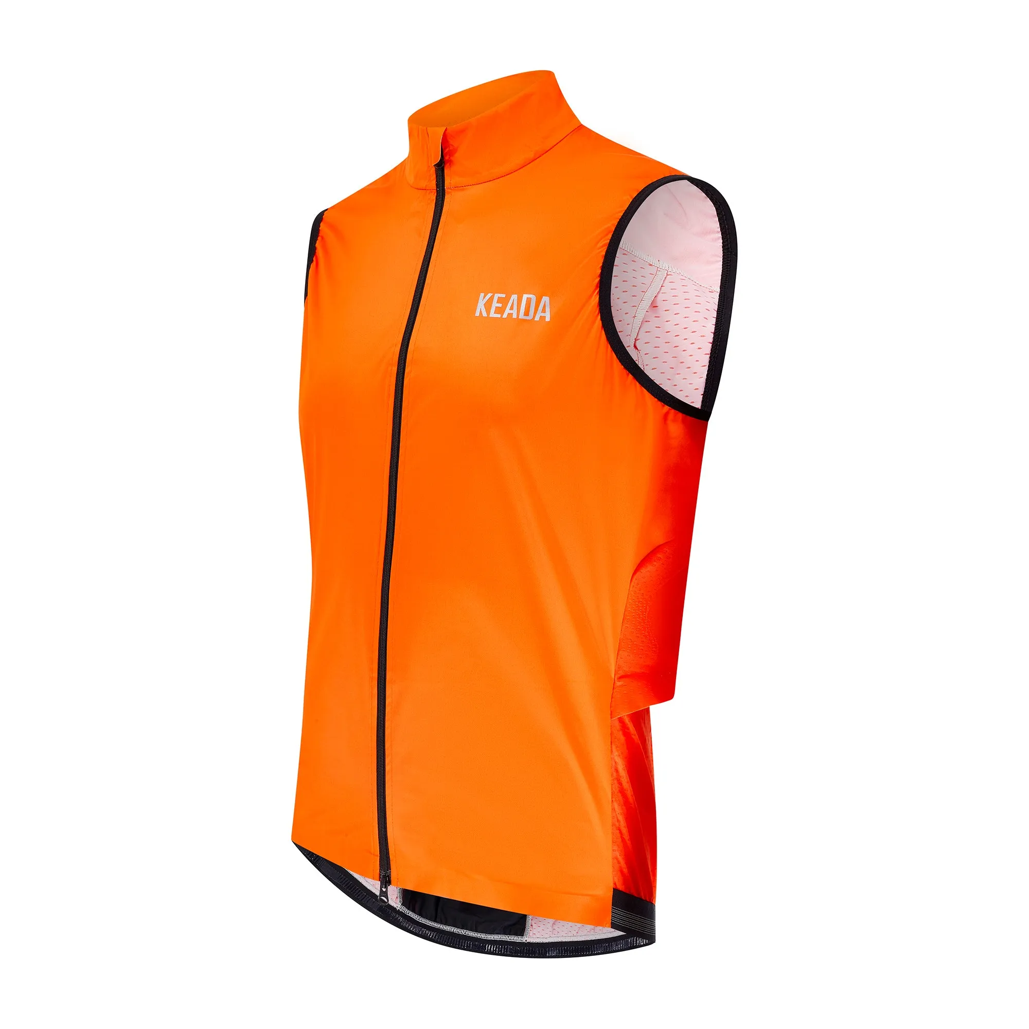 Women's Essential Cycling Gilet - Orange