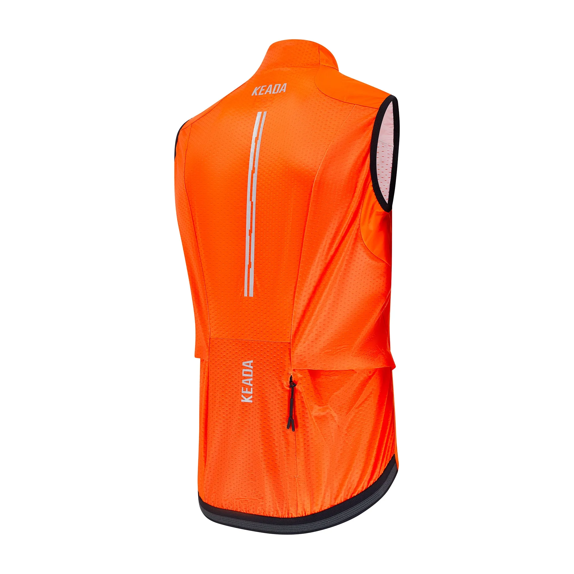 Women's Essential Cycling Gilet - Orange
