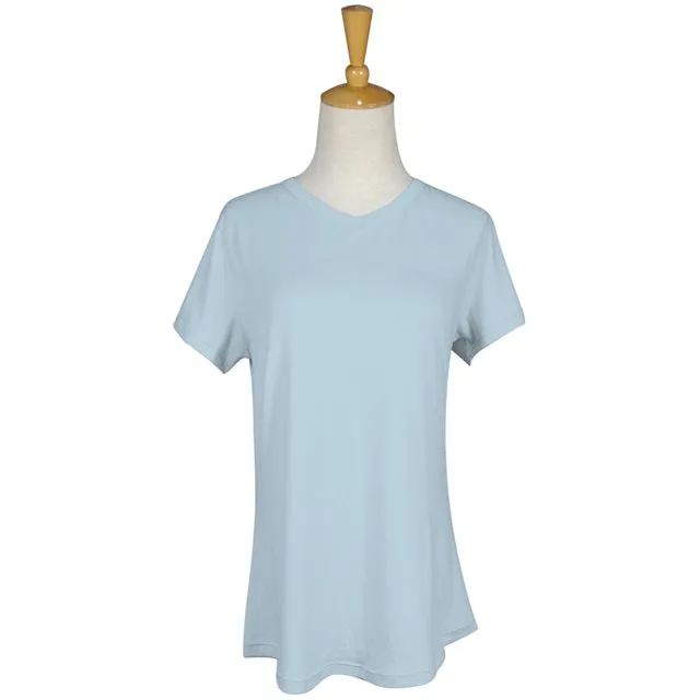 Women's Lounge Shirt, Daisy Blue