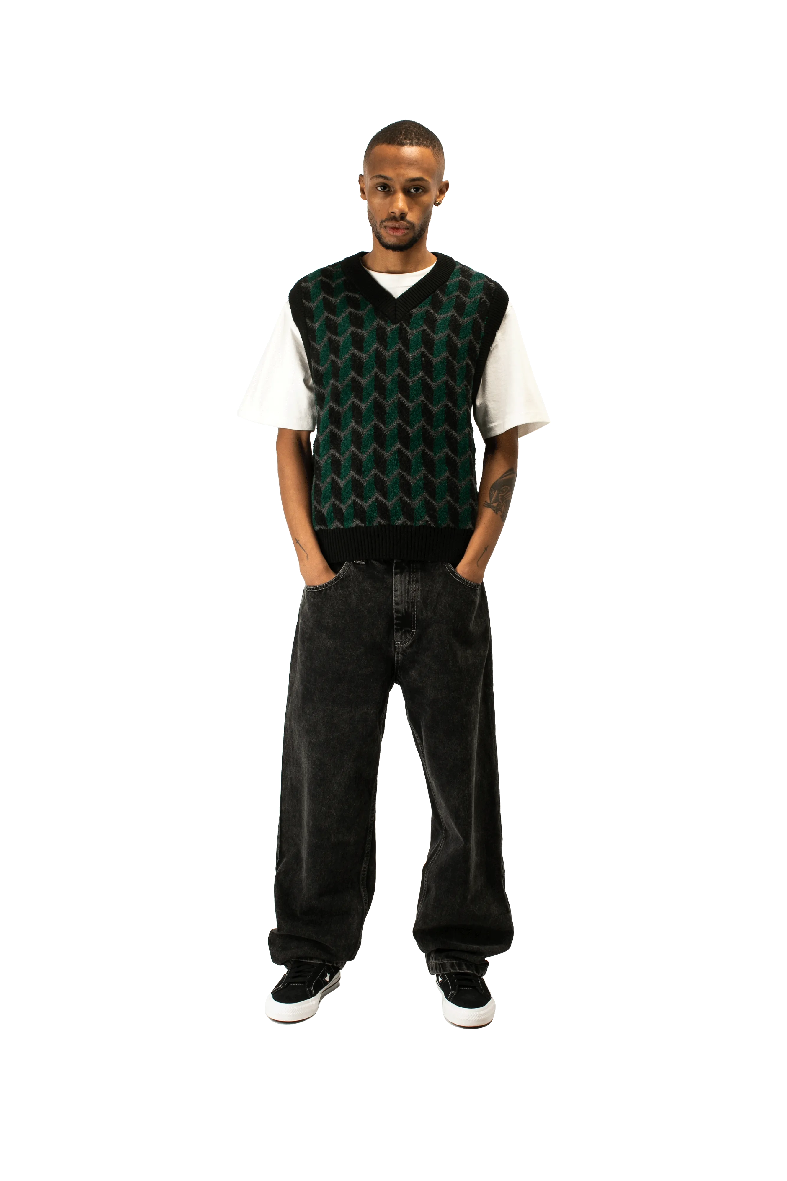 Zig Zag Knit Vest