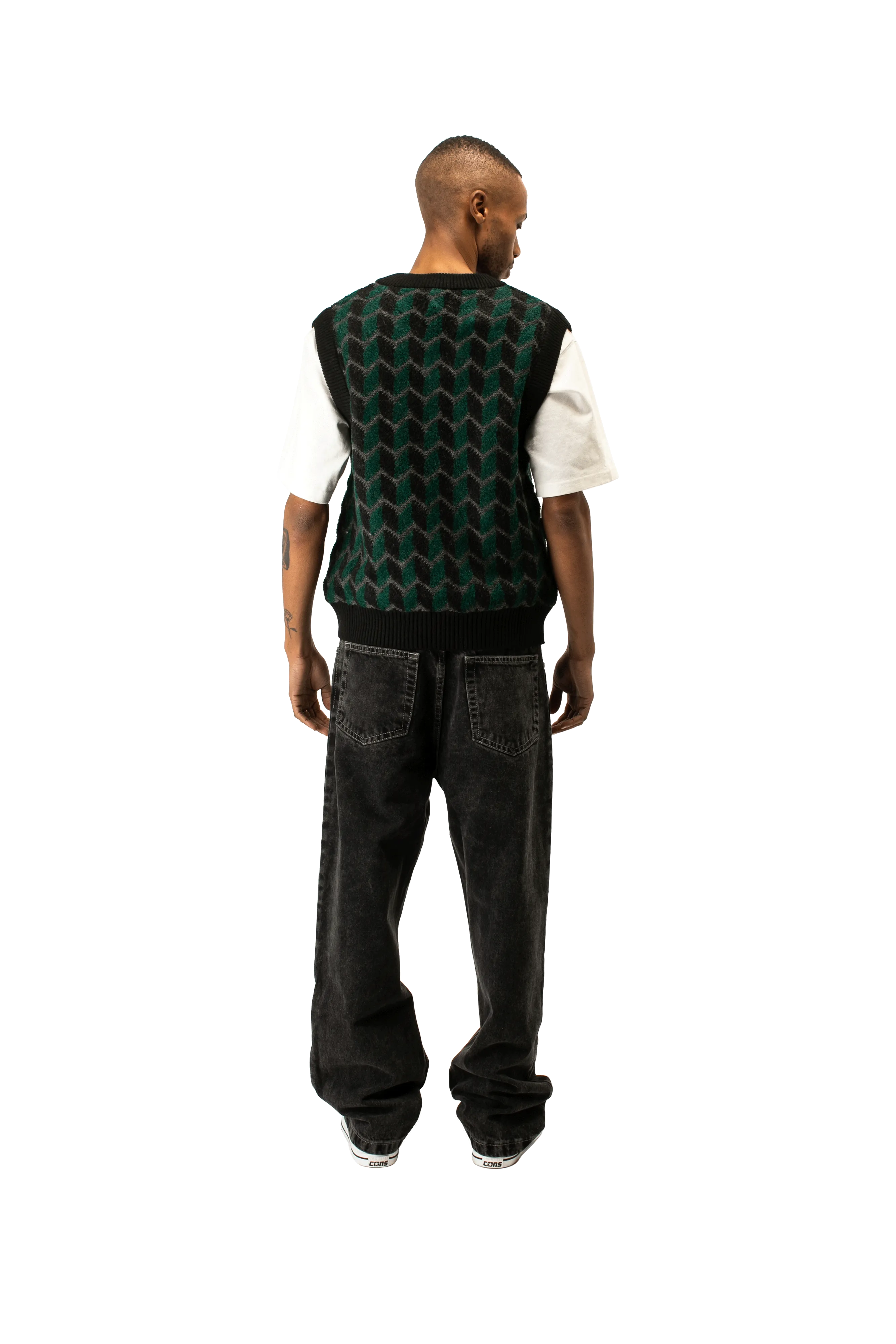 Zig Zag Knit Vest