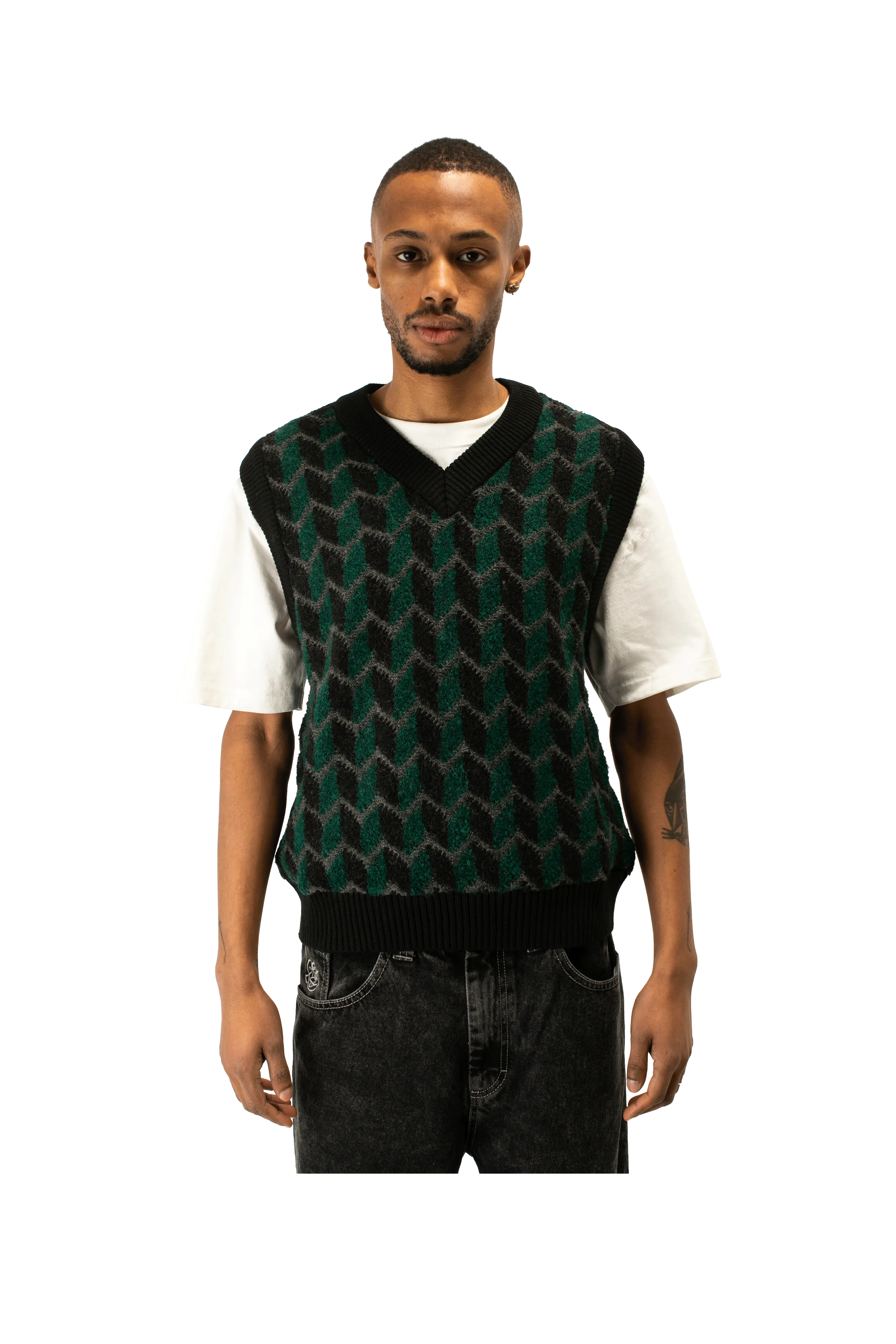 Zig Zag Knit Vest