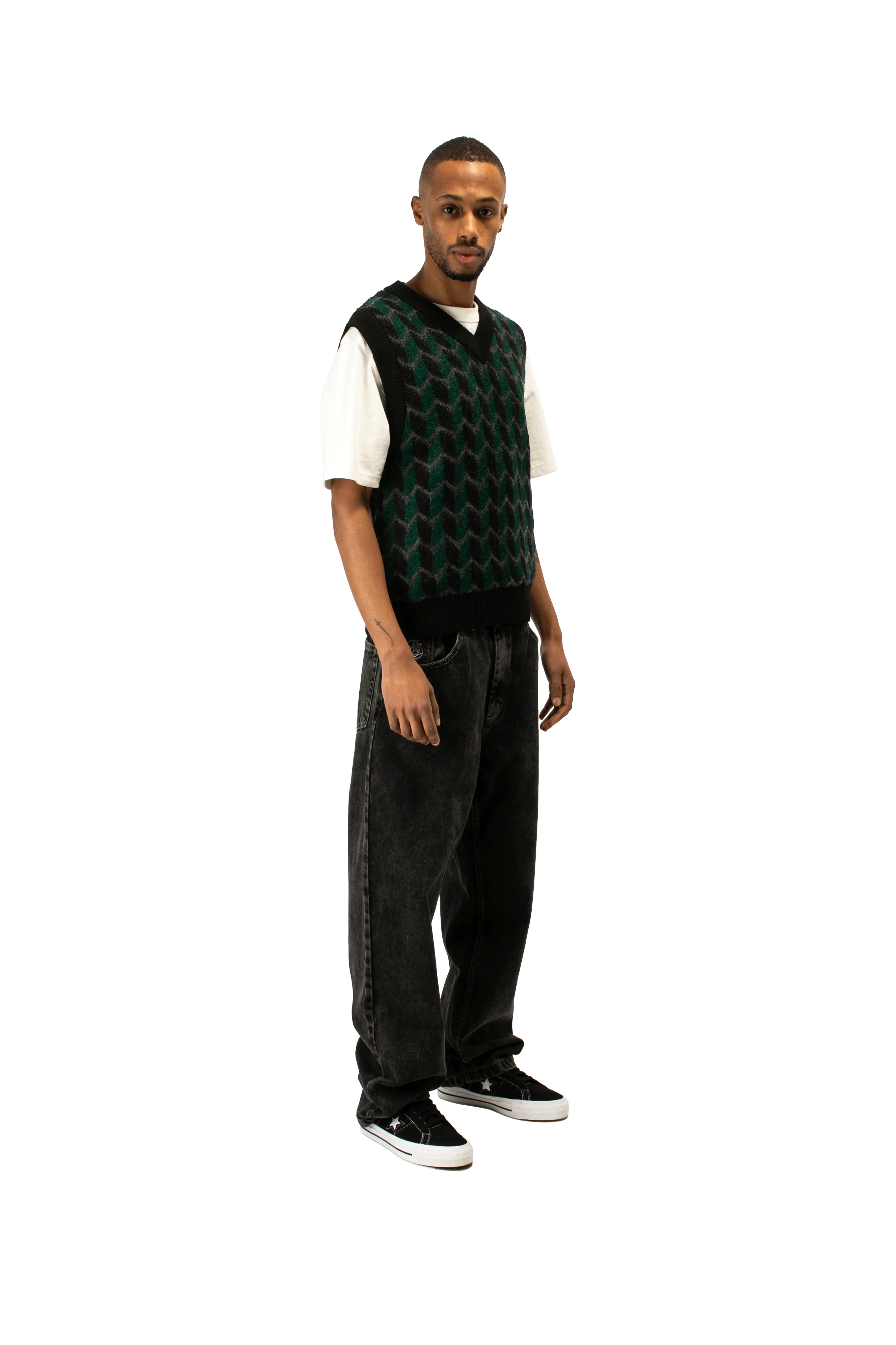 Zig Zag Knit Vest